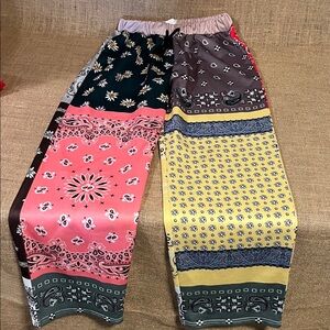 Patchwork Bandana Bottoms